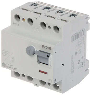 Întrerupător diferențial trifazat EATON HNC-40/4/003, 40 A, 30 mA, tip AC