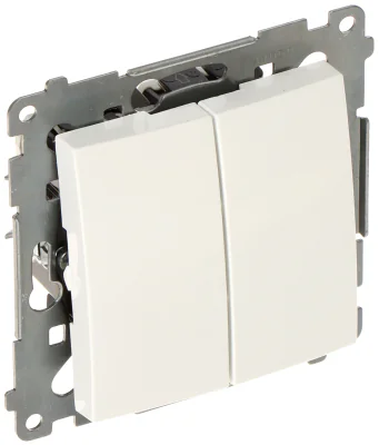 Întrerupător dublu cu cruce KONTAKT SIMON DW7/2.01/X/11-SIMON54, 250 V, 10 A