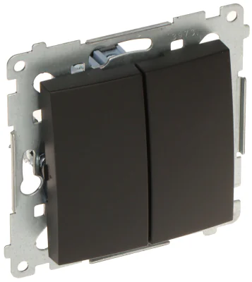Întrerupător dublu KONTAKT SIMON DW5.01/49-SIMON54, 250 V, 10 A