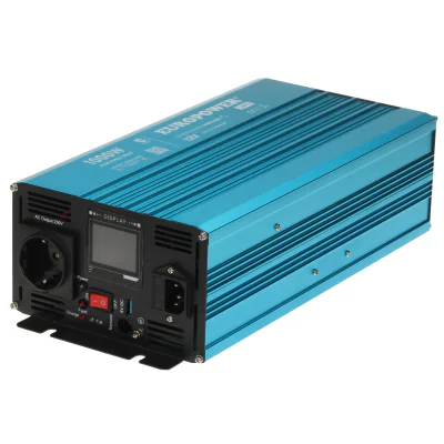 Invertor DC/AC Europower INV/12/1000/PS/CH/S/B, 12 V DC, Bluetooth