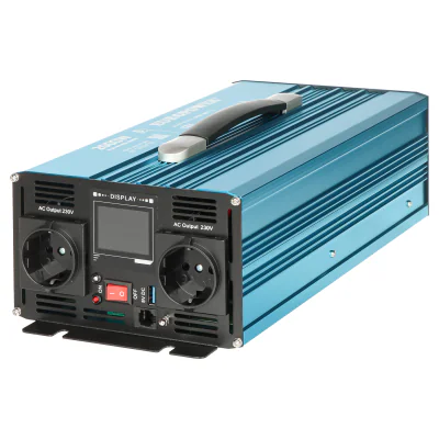 Invertor DC/AC Europower INV/12/2000/PS/S/B, 12 V DC, Bluetooth