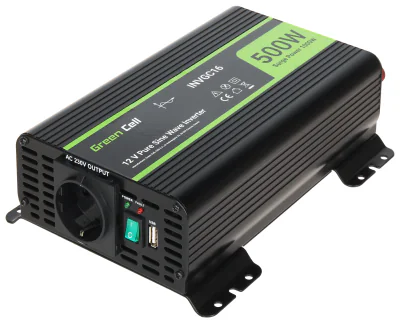 Invertor DC/AC Green Cell INVGC16-GC, 12 V DC