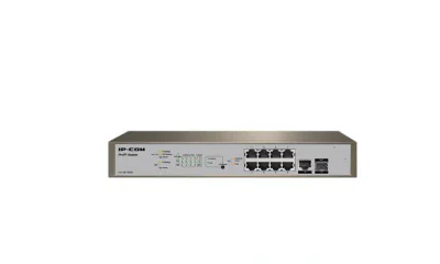 IP-COM PRO-S8-150W, 8 x 10/100/1000 Base-T Ethernet ports(PoE), 1 x 10/100/1000 Base-T Ethernet port(data), 1 x 1000 Base-X SFP port, Standards&Protocols: IEEE802.3、IEEE802.3u、IEEE802.3ab、IEEE802.3z、 IEEE802.3x、IEEE802.3af/at、IEEE802.1p、IEEE802.1q、IE