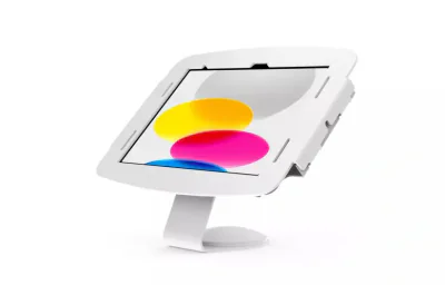 IPAD 10.2IN SPACE ENCLOSURE/COUNTER STAND OR WALL MOUNT WHT