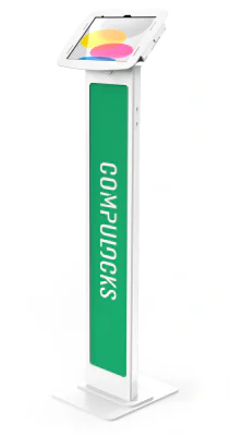 IPAD 10TH-11TH (A16) GEN SPACE/ENCLOS BRANDABLE FLOOR STAND WHT