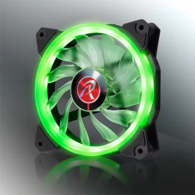IRIS 12 LED Fan, green - 120mm "0R400042"