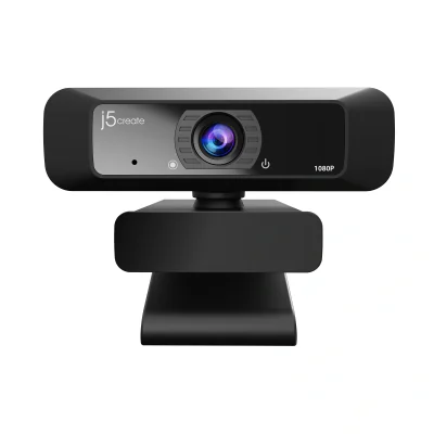j5create JVCU100 USB™ HD Webcam with 360° Rotation, 1080p Video Capture Resolution, Black, 2.07 MP, 1920 x 1080 pixels, Full HD, 30 fps, 640x480@30fps, 1280x720@30fps, 1920x1080@30fps, 720p, 1080p