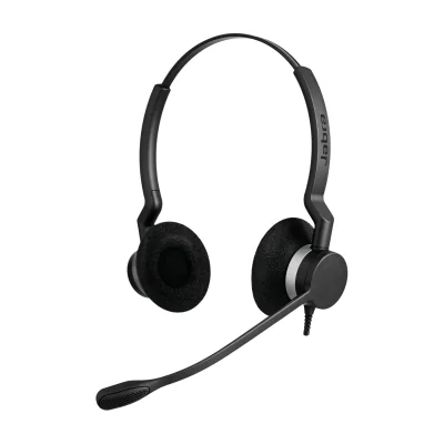 Jabra BIZ 2300 Duo, USB, MS, Wired, Office/Call center, 150 - 4500 Hz, 68 g, Headset, Black