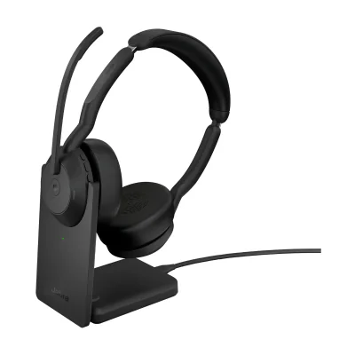 Jabra Evolve2 55 - Link380a MS Stereo (Include Stand), Wireless, Office/Call center, 20 - 20000 Hz, 130 g, Headset
