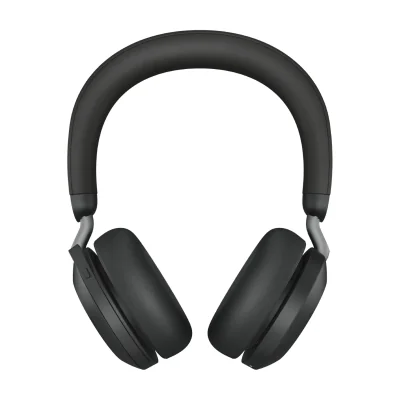 Jabra Evolve2 75 - USB-A MS Teams - Black, Wireless, Office/Call center, 20 - 20000 Hz, 197 g, Headset, Black