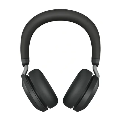 Jabra Evolve2 75 - USB-C UC - Black, Wired & Wireless, Office/Call center, 20 - 20000 Hz, 197 g, Headset, Black