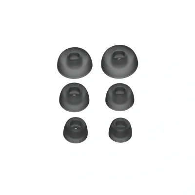 Jabra Evolve2 Buds Eargels 3 pairs (S,M,L) - Black/Ti-B, Earbud tips, Silicone, Black
