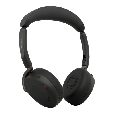 Jabra Evolve3 65 Flex MS - USB-A with Dongle - Black (Wireless Charging Pad), Wireless, Office/Call center, Headset, Black