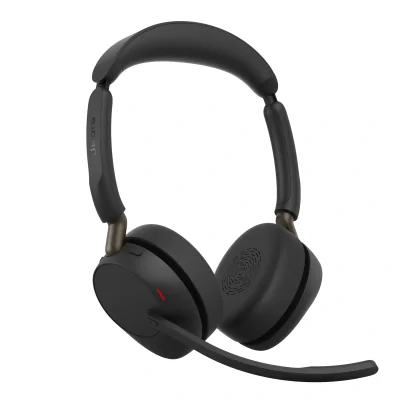 Jabra Evolve3 65 UC - USB-C with Dongle - Stereo (Charging Stand), Wireless, Office/Call center, 131 g, Headset, Black