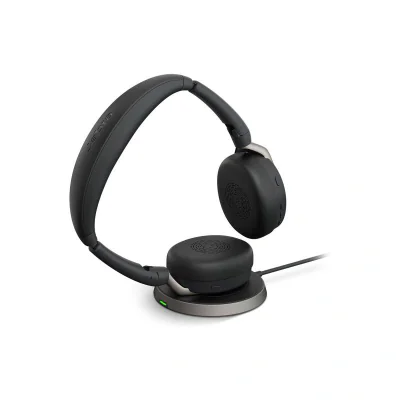 Jabra Headset Evolve2 65 Flex UC Stereo with Charging Dock (26699-989-989) (26699989989)
