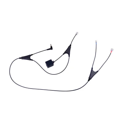 Jabra Link 14201-37 - Electronic hook switch solution for Alcatel phones, Accessory kit