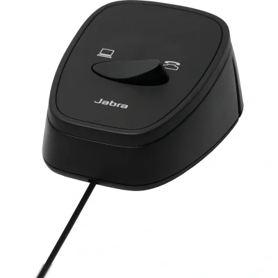 JABRA Link 180 Switch seamlessly between desk and softphone Plug Play solution for corded Jabra Headsets