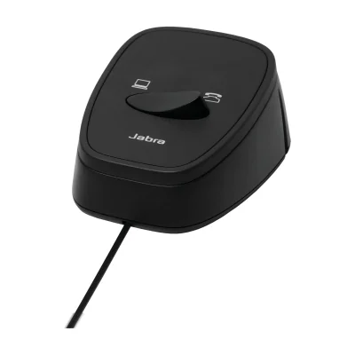 JABRA Link 180 Switch seamlessly between desk and softphone Plug Play solution for corded Jabra Headsets