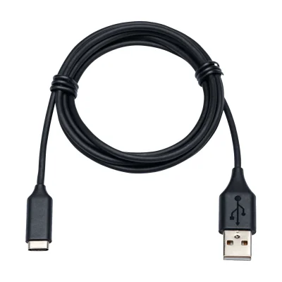 Jabra Link Extension Cord: USB-C to USB-A, 1.2 m, USB C, USB A, Black