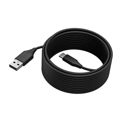 Jabra PanaCast 50 USB Cable - USB 2.0, 5m, 5 m, USB C, USB A, USB 2.0, Black