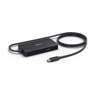 Jabra PanaCast USB Hub USB-C, EU charger, USB 3.2 Gen 1 (3.1 Gen 1) Type-C, Black, USB Type-C, USB 3.0, HDMI, RJ-45, USB 2.0 Type-A, China, 1 pc(s), 155 mm