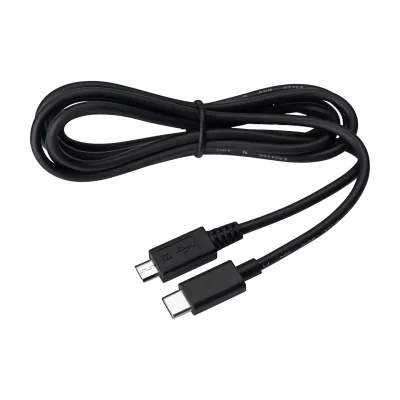Jabra USB-C to Micro-USB Cable - Black, 1.5 m, USB C, Micro-USB B, Black