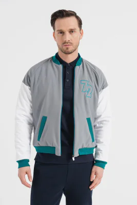 JACHETA BOMBER GRI PETROL XXL