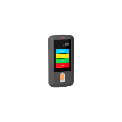 JAN REGIS F-3-B-SC - Controler cu cititor încorporat RFID (13,56 MHz), cititor capacitiv de amprente (senzor SUPREMA) si ecran LCD tactil, dimensiuni 73x143x22mm