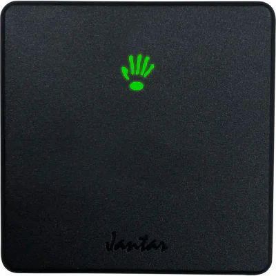 JAN REX O-3-A - Controler de acces standalone cu cititor RFID, carcasă de tip pătrat A, rezistent la intemperii, pentru montaj aparent, comunicatie RS-485,