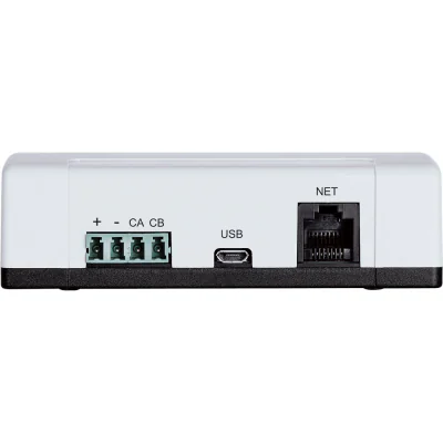 JAN SPIDER W5-B - Convertorul de comunicare cu RS485 la TCP / IP, are propria sursă de alimentare (intrare 230 VAC, iesire 12VDC 5W). Pachetul contine interfa