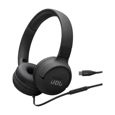 JBL Tune 520C USB-C, Wired, Calls/Music, 10 - 40000 Hz, 150 g, Headphones, Black