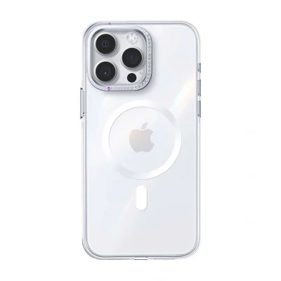 Joyroom PN-15B4 Carcasă Magsafe Glacier pentru iPhone 15 Pro Max (transparentă)