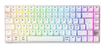 K33 COMPACT FS WIRELESS/KEYBOARD WHITE PAN-NORDIC