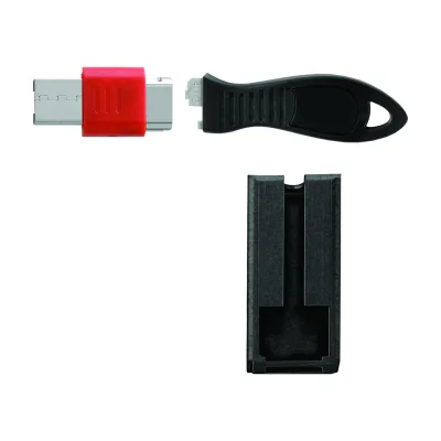 Kensington USB Port Lock with Security Guard, Black