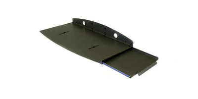 KEYBOARD TRAY BLACK/SLIDING MOUSE TRAY + WRIST WREST