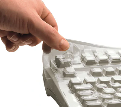 CHERRY WETEX FOR G80-11900 105 keys (versions européennes), Keyboard cover, 0.25 mm, Transparent