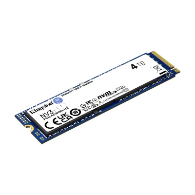 Kingston Technology 4000G NV3 M.2 2280 NVMe SSD, 4 TB, M.2, 6000 MB/s