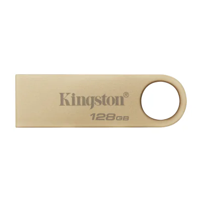Kingston Technology DataTraveler 128GB 220MB/s Metal USB 3.2 Gen 1 SE9 G3, 128 GB, USB Type-A, 3.2 Gen 1 (3.1 Gen 1), 220 MB/s, Capless, Gold