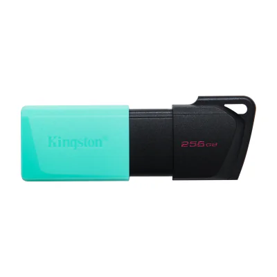 Kingston Technology DataTraveler 256GB USB3.2 Gen1 Exodia M (Black + Teal), 256 GB, USB Type-A, 3.2 Gen 1 (3.1 Gen 1), Slide, 10 g, Black, Turquoise