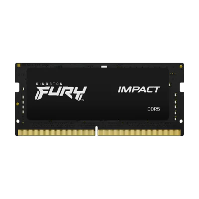 Kingston Technology FURY 64GB 4800MT/s DDR5 CL38 SODIMM (Kit of 2) Impact, 64 GB, 2 x 32 GB, DDR5, 262-pin SO-DIMM