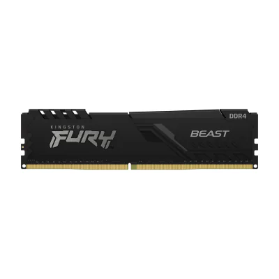Kingston Technology FURY Beast 16GB 3200MT/s DDR4 CL16 DIMM 1Gx8 Black, 16 GB, 1 x 16 GB, DDR4, 288-pin DIMM