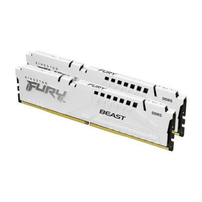 Kingston Technology FURY Beast 64GB 6000MT/s DDR5 CL36 DIMM (Kit of 2) White EXPO, 64 GB, 2 x 32 GB, DDR5, 288-pin DIMM