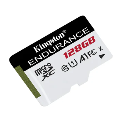 Kingston Technology High Endurance, 128 GB, MicroSD, Class 10, UHS-I, 95 MB/s, 45 MB/s