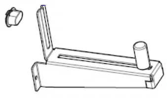 Kit, 1 inch core Media Hanger, ZT410
