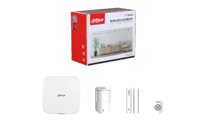 Kit antiefractie wireless Dahua, Wi-Fi, 150 zone, LAN, redundanță medie