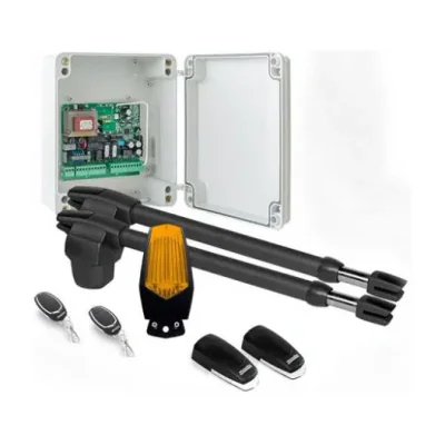 Kit automatizare poarta batanta Motorline LINCE 400 - 230V, 250 Kg/canat, 3 m/canat, 180 W(contine lampa)