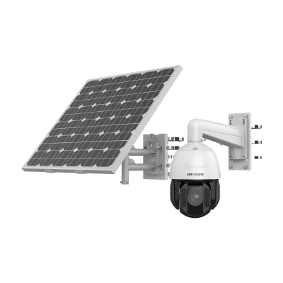 Kit cameră de supraveghere IP PTZ solară 4 MP, zoom optic 25x 4G HIKVISION DS-2DE5425IWG-K/4G, baterie 360 Wh, 4.8 - 120.0 mm, IR 150 m, White