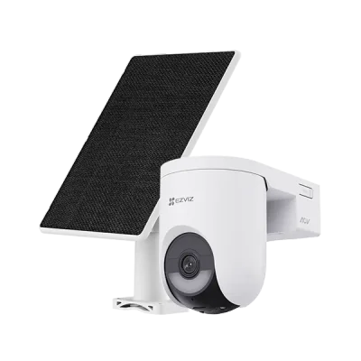 KIT CAMERA IP WiRELESS EZVIZ 8MP 4MM HB8 4K KIT, Senzor CMOS de scanare progresivă de 1/2.8", Lentila:  4mm@ F1.2 Diagonal angle: 104° Horizontal angle: 83° Vertical angle:44°, IR 15M, Unghiul PT: Pan: 340°, Tilt: 75°, Compresie: H.265 / H.264, Conec