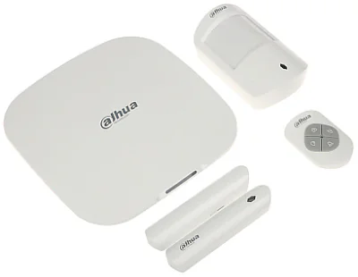 Kit de alarmă wireless 868 MHz DAHUA DHI-ART-ARC3000H-03-FW2(868), White