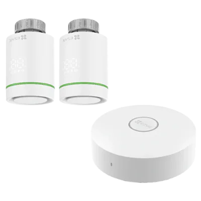 Kit Home Gateway Smart Home A3 + 2x Termostat inteligent comunicare wireless Ezviz T55